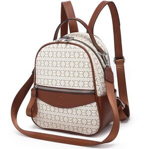 6247 Mini Backpack Purse Multi Pocket Small Backpacks Convertible Shoulder